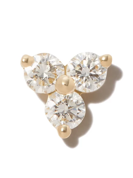 Женская пусета Maria Tash Trinity из 18K золота, золотая