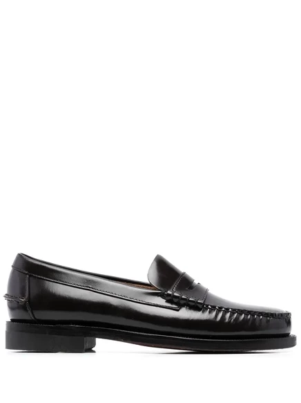 Мужские классические лоферы sebago без шнуров, коричневые