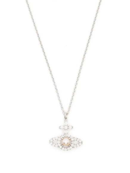 Женское ожерелье Vivienne Westwood Olympia с жемчугом, серебристое