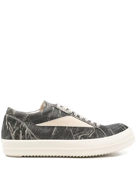 Мужские кеды rick owens drkshdw vintage, черные
