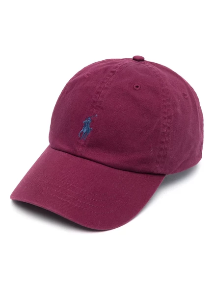 Мужская бейсболка Polo Ralph Lauren с вышивкой, красная