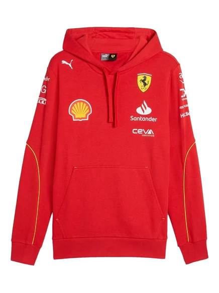 Мужская толстовка Puma x Scuderia Ferrari Team, красная