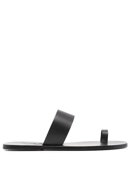 Мужские кожаные сандалии Ancient Greek Sandals Thalos, черные