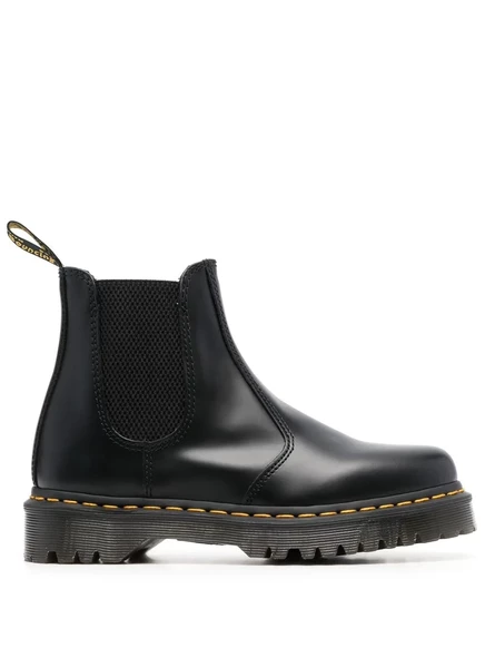 Кожаные ботинки Dr. Martens с круглым носком black