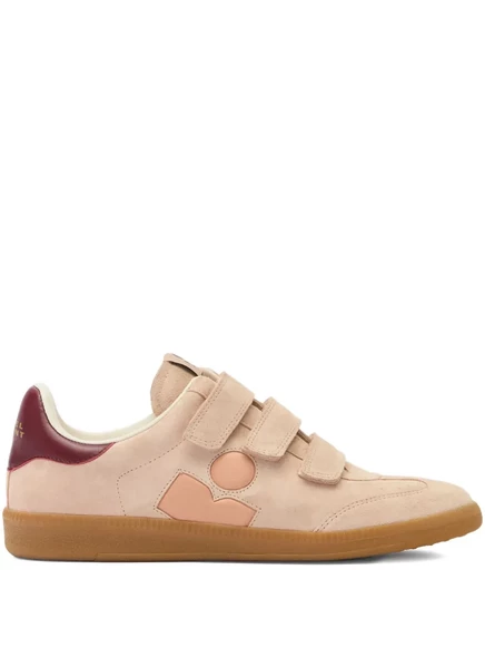 Женские кеды Isabel Marant Beth кожаные, светло-розовые