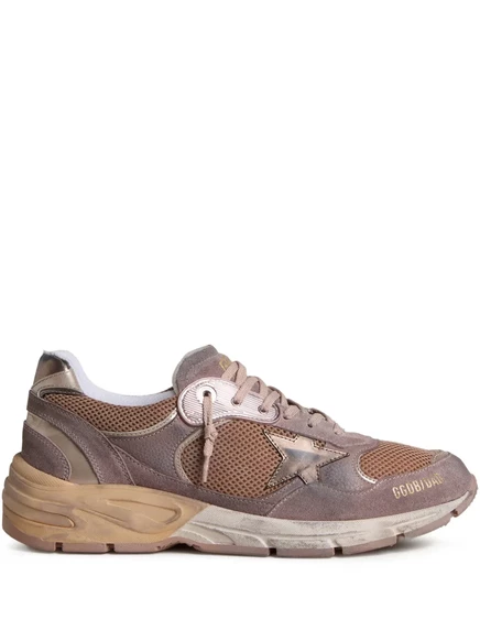 Мужские кроссовки Golden Goose Dad-Star из замши и сетки, фиолетовые