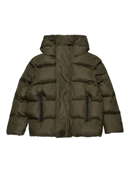 Куртка для мальчиков DSQUARED2 Kids с капюшоном, оливковая