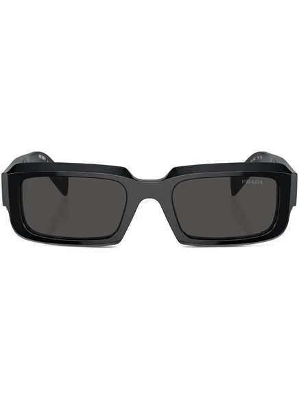 Солнцезащитные очки в прямоугольной оправе Prada Eyewear  black