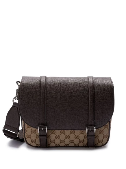 Мужская сумка через плечо Gucci GG, коричневая