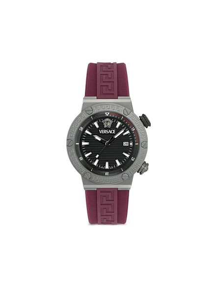 Мужские часы Versace Greca Diver 43 мм, черные