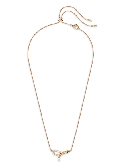 Женское ожерелье Swarovski Constella с жемчужиной, розовое