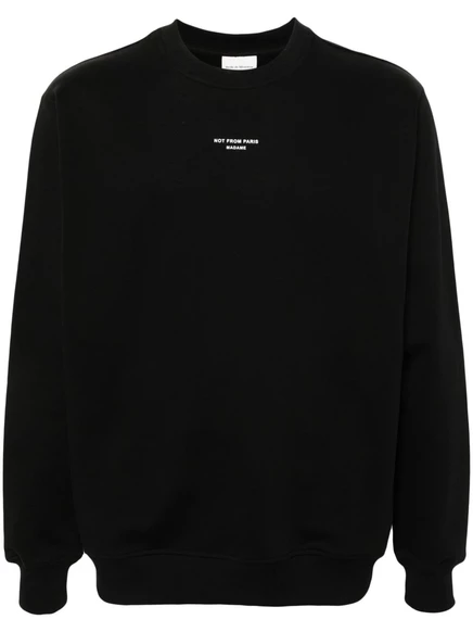 Классический топ с надписью Drôle De Monsieur Le Sweatshirt black