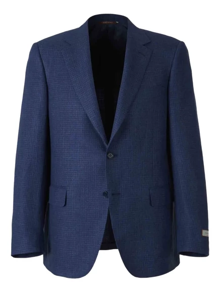 Мужской пиджак Canali American Houndstooth, синий