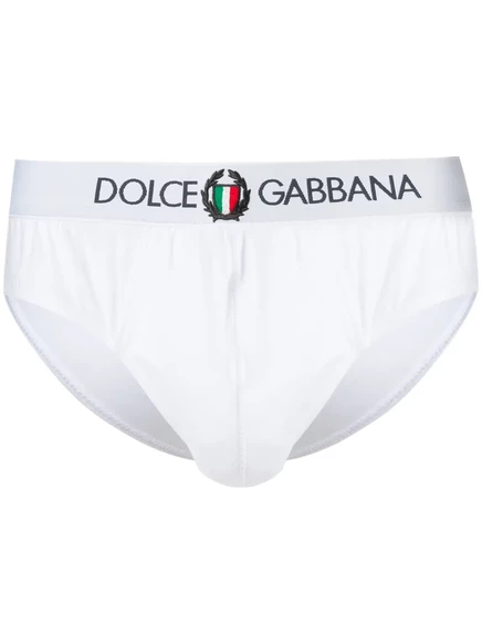 Мужские трусы-брифы Dolce & Gabbana Brando-fit, белые