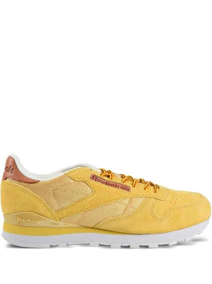 Мужские кроссовки Reebok Classic Leather OL замшевые, желтые
