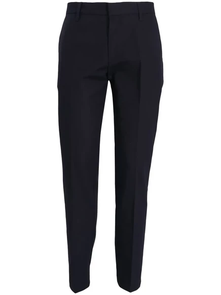 Мужские брюки Emporio Armani зауженные с логотипом, черные