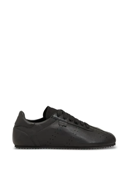 Унисекс кеды низкие AMI Paris Step кожаные, черные