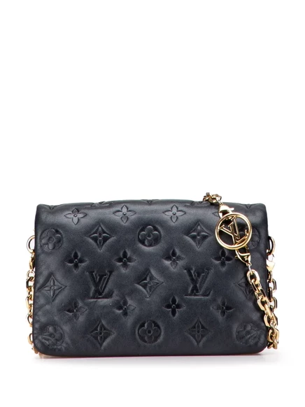 Женская сумка Louis Vuitton Pochette Coussin, черная