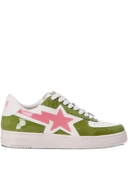 Мужские кроссовки A Bathing Ape со звездой, зеленые