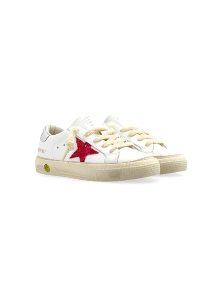 Кроссовки для детей Golden Goose Kids Super-star, белые