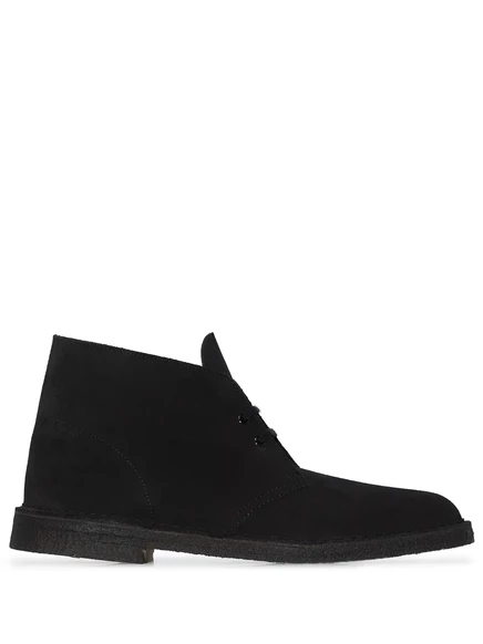 Мужские дезерт‑ботинки clarks originals замшевые, черные