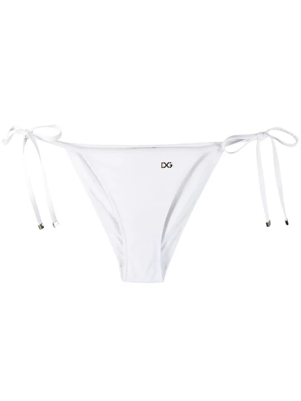 Женские плавки Dolce & Gabbana с логотипом, белые