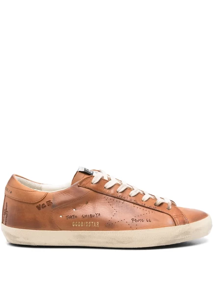 Кроссовки Golden Goose Super Star brown