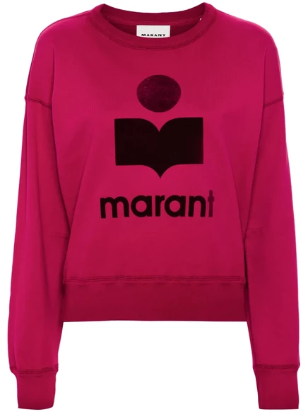 Толстовка с логотипом MARANT ÉTOILE Mobyli pink
