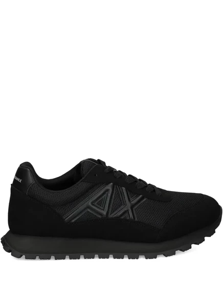 Кроссовки из сетчатой ткани с логотипом Armani Exchange black