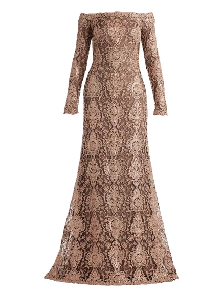 Женское вечернее платье Tadashi Shoji, коричневое