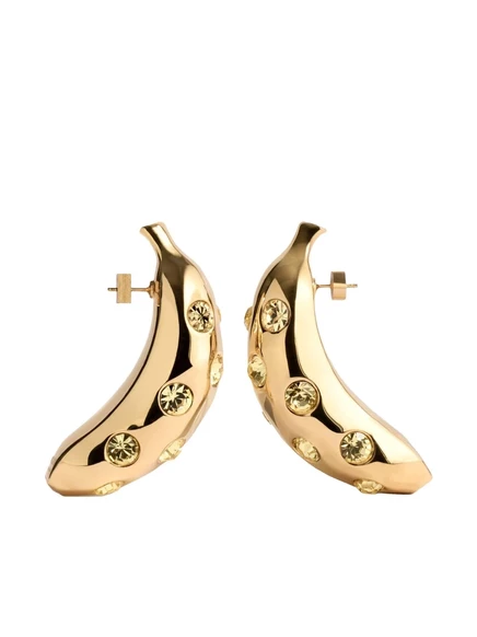 Женские серьги Jacquemus Les Boucles Bananes, золотистые