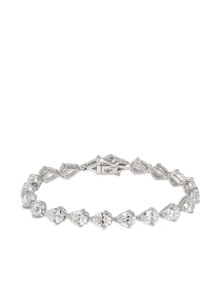 Браслет Anabela Chan Diamond Nova Eternity с бриллиантами, серебристый