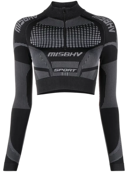 Женский укороченный топ Misbhv Sport Europa, черный