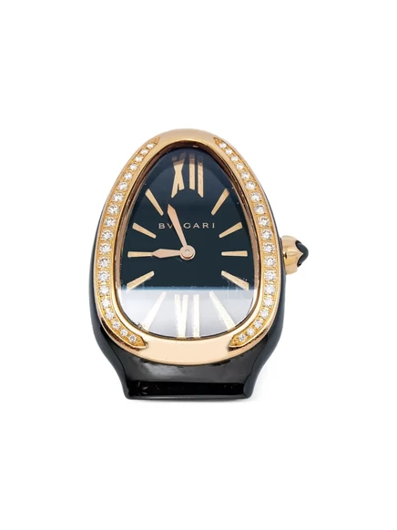 Женские часы Bvlgari Pre-Owned Serpenti 35 мм, черный