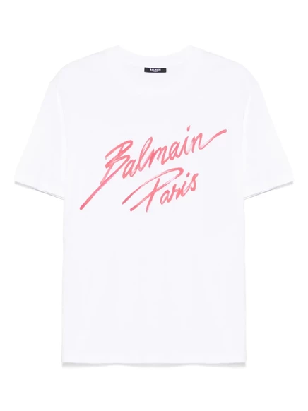 Мужская футболка Balmain Crush Capsule, белая