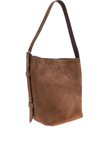 Женская сумка Max Mara Archeti замшевая, коричневая