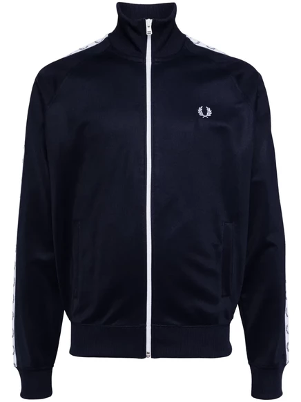 Мужская спортивная куртка Fred Perry logo-tape, синяя