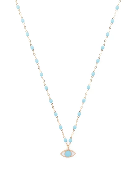 Женское ожерелье Gigi Clozeau Eye Classic Voyage 18K, синее