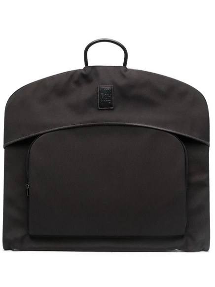 Чехол для одежды Longchamp Boxford из телячьей кожи, черный