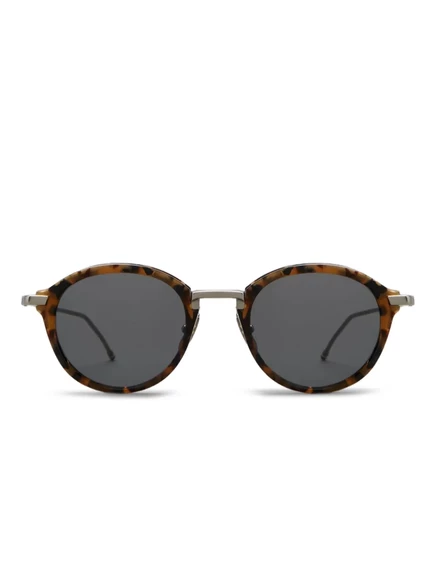 Солнцезащитные очки Thom Browne Eyewear круглые, черепаховые