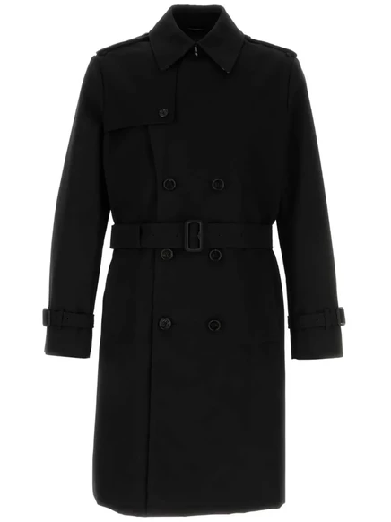 Тренч-пальто из габардина Burberry black