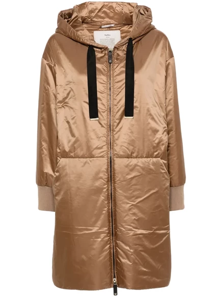 Женская стеганая куртка Max Mara Greenf, коричневая
