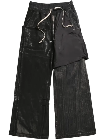 Брюки Rick Owens DRKSHDW с матовой отделкой  black