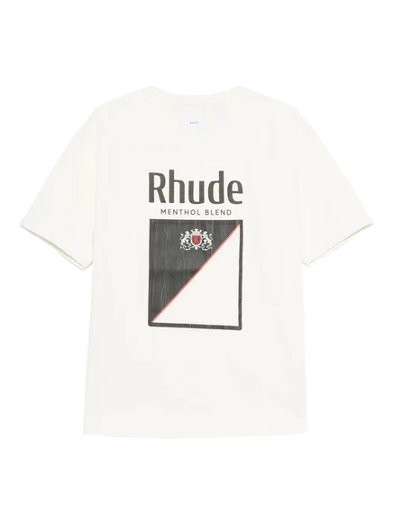 Мужская футболка RHUDE с логотипом, белая