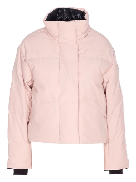 Женская короткая пуховая куртка Canada Goose Grandview, розовая