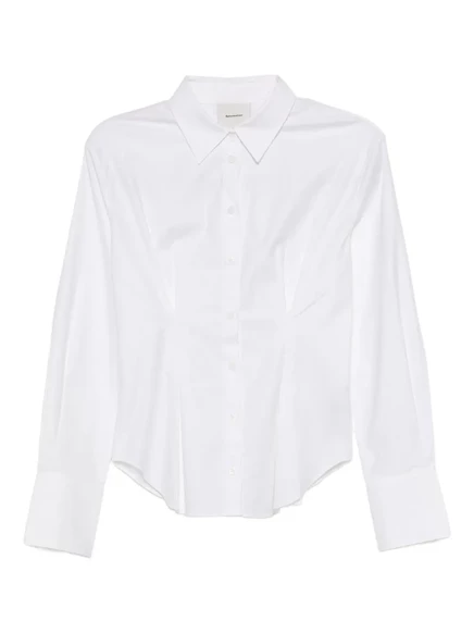 Рубашка Reformation Becker white