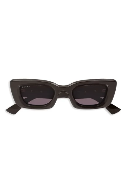 Женские солнцезащитные очки Gucci Eyewear кошачий глаз, черные