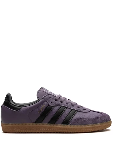 кожаные кроссовки adidas Samba OG purple