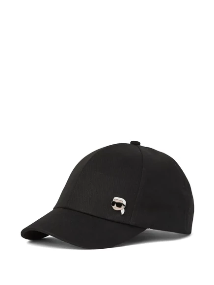 Женская кепка Karl Lagerfeld Ikon Pin, черная