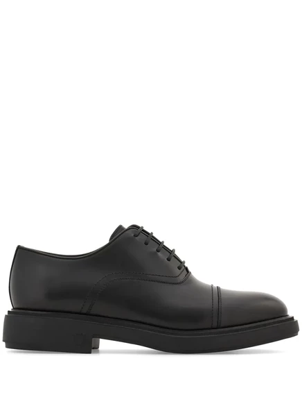Мужские кожаные оксфорды Ferragamo, черные